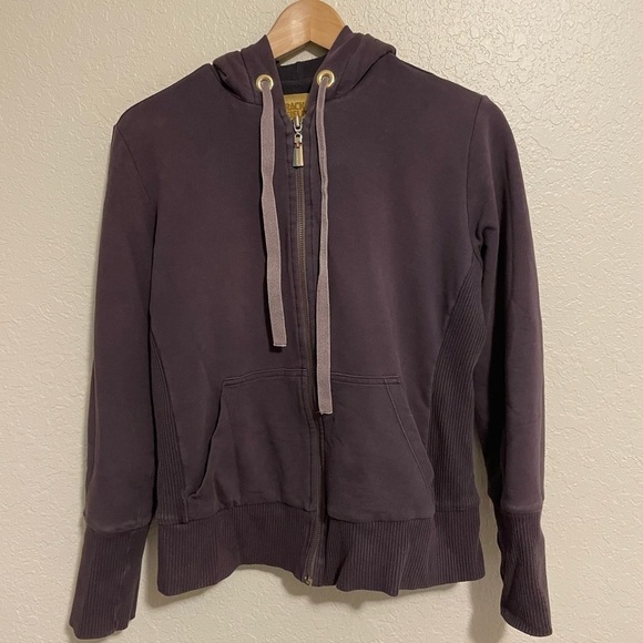 Track & Field Purple Hoodie Zipper Jacket Size L - Picture 1 of 5